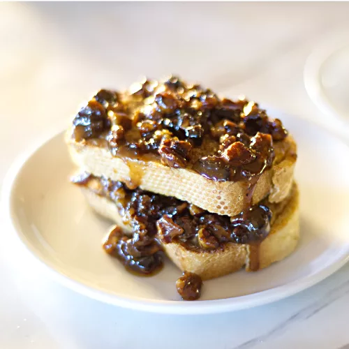 Overnight Pecan Pie French Toast