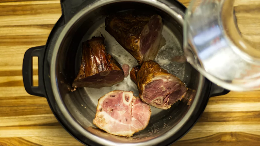 Split Pea and Ham Soup Prepare and Serve